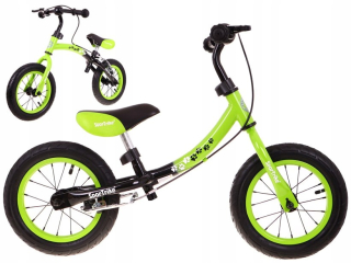 Ramiz Boomerang 12" balančný bicykel, zelený